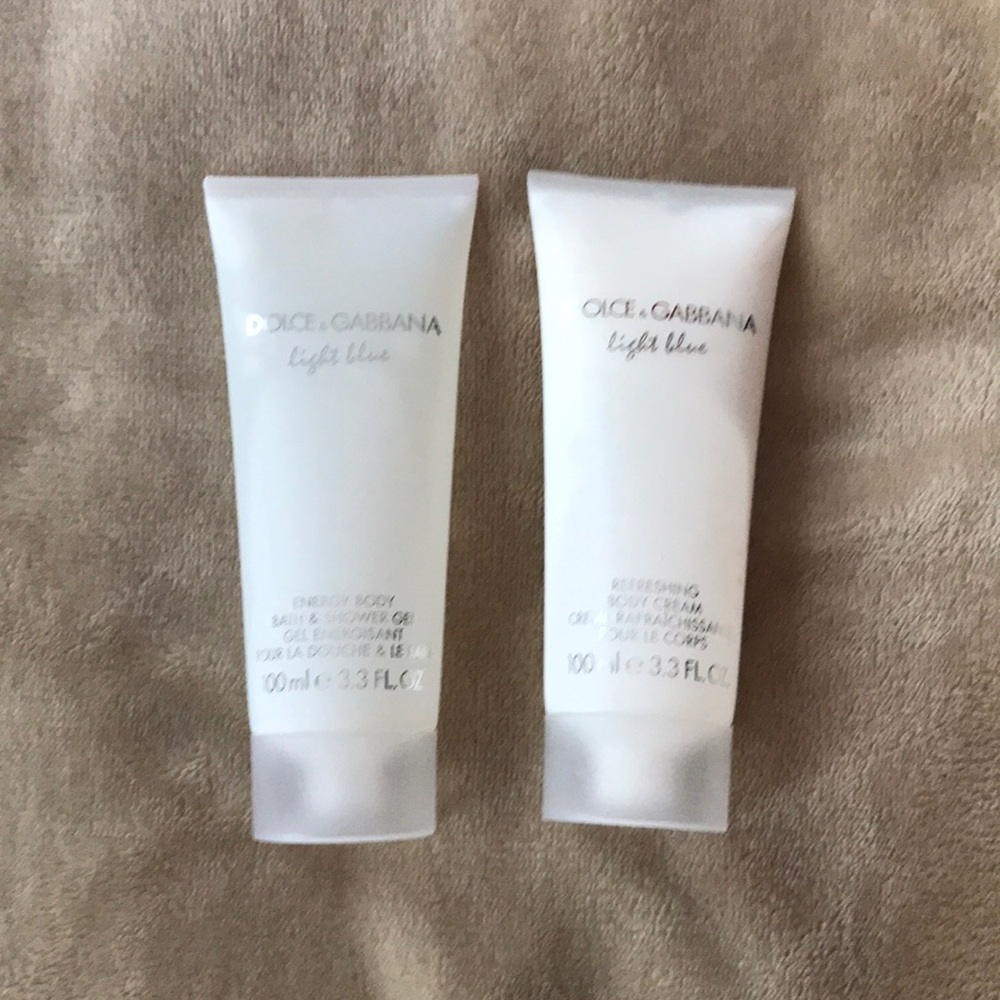 Dolce & Gabbana light blue shower gel & body cream